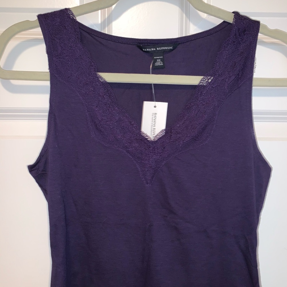 Banana Republic Tank with Lace